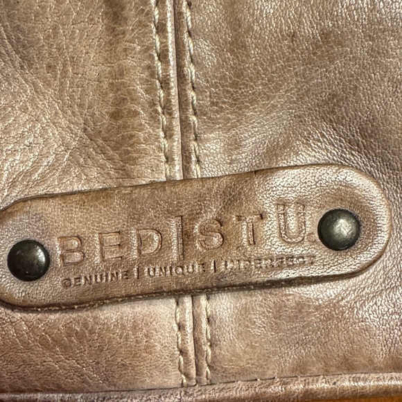 BDU Stu Ziggy Black and Brown Leather Crossbody Belt  Bag - Picture 7 of 9